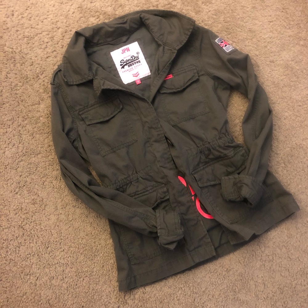 Superdry military jacket size S